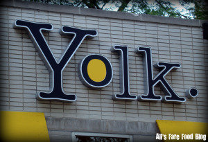 Yolk - Downtown Chicago sign