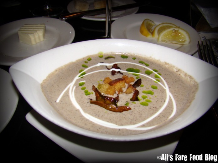 Artist Point mushroom soup at Wilderness Lodge.