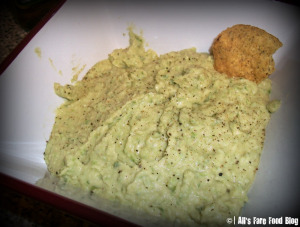 Cannellini bean and garlic scape hummus