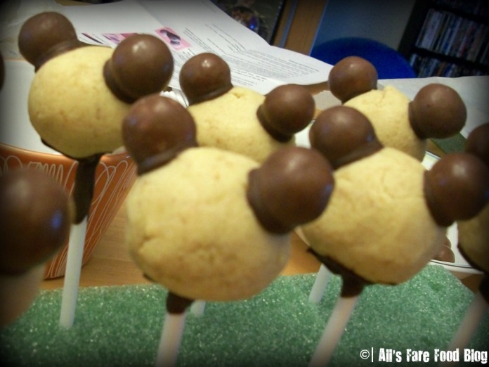 Ears on the cake balls