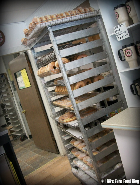 Freshly baked donuts at Kane's Donuts