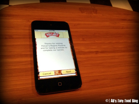 iPhone at Polcari's Pizzeria Regina in Saugus