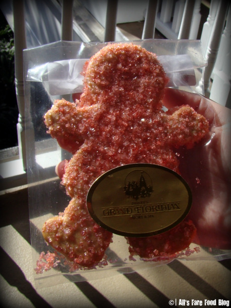 Sugar cookie man covered in sprinkles