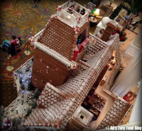 Grand Floridian Gingerbread House from Above