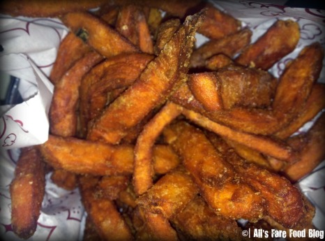 Sweet potato fries at Sci-Fi Dine-in Theater