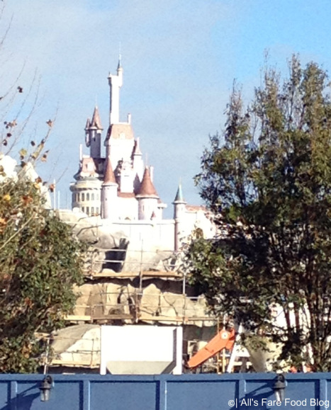 Beast's castle is taking shape at the new Fantasyland in Magic Kingdom