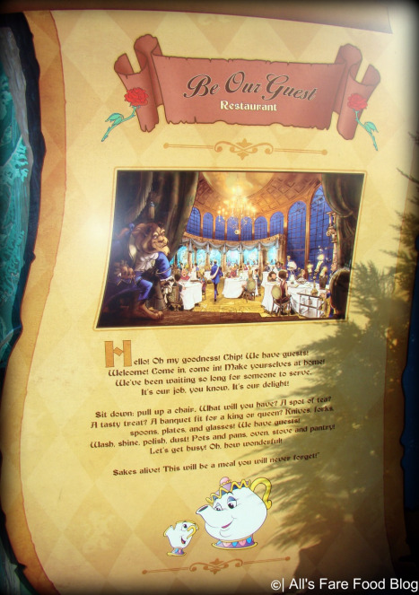 Be Our Guest restaurant opening later in 2012 at Magic Kingdom