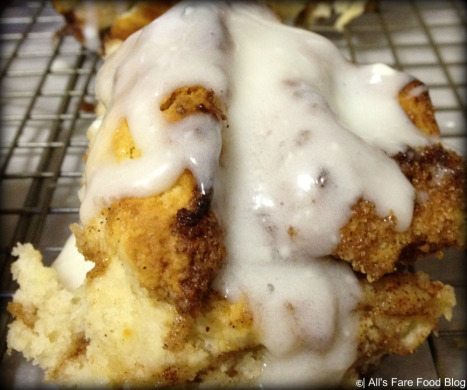 Cinnamon rolls with icing