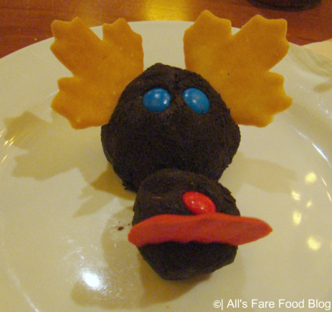 The Chocolate Moose dessert at Le Cellier