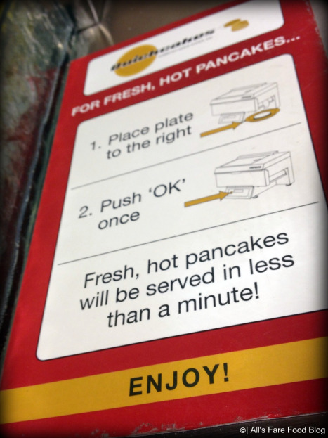 Instructions for the pancake maker