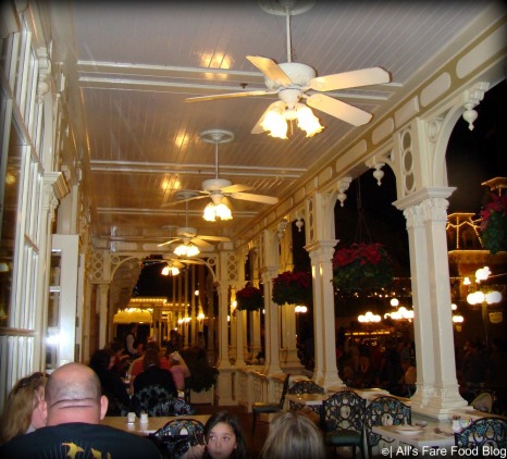 Patio at Tony's Town Square on Main Street USA