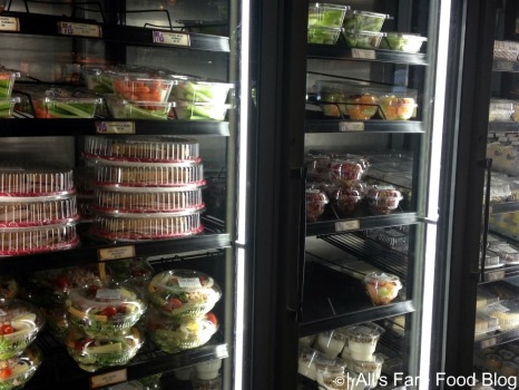 Chilled salads at the Mara