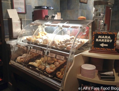 Bakery items at the Mara