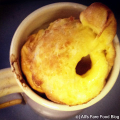 German pancake in a mug