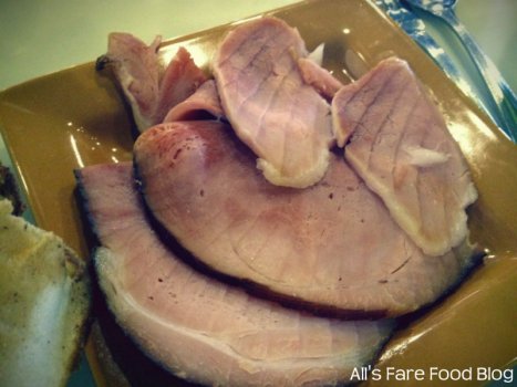 Side of honey-baked ham at Sweet Clove